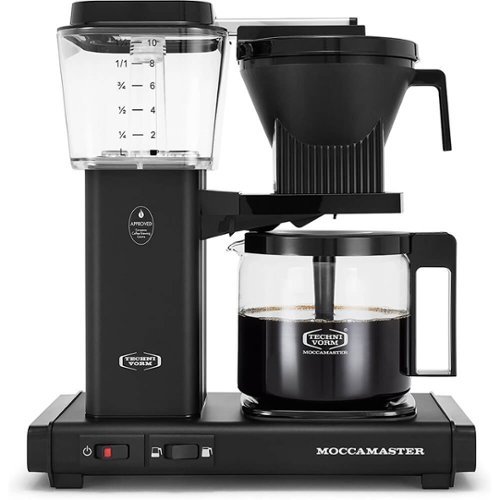Moccamaster - KBGV Select 10-Cup Coffee Maker - Matte Black-Front_Standard 