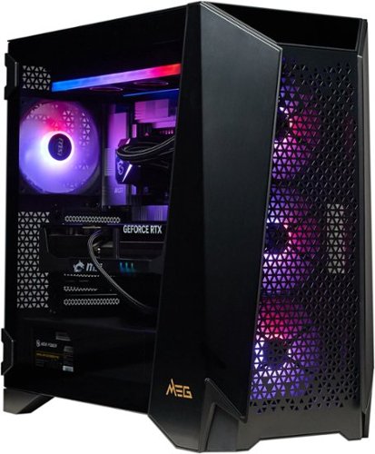 MSI - Infinite ZS Gaming Desktop - AMD R9-9900X3D - 32GB Memory - NVIDIA GeForce RTX 5070Ti - 2TB SSD - Black-Front_Standard 