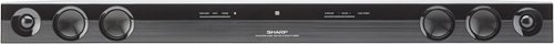  Sharp - 2.0-Channel Soundbar with Bluetooth - Black