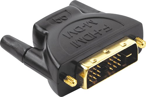  AudioQuest - HDMI-to-DVI Converter - Black