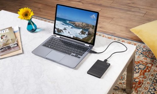Seagate One Touch with Password 2TB External USB 3.0 Portable Hard Drive with Rescue Data Recovery Services - Black WORLDWIDE DELIVERY