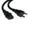 Tripp Lite - 2ft Computer Power Cord Cable 5-15P to C13 Heavy Duty 15A 14AWG 2'-Front_Standard