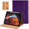 DTTO - Case for iPad 11th Gen 11" 2025 (A16) & 10th Gen 10.9" 2022, Leather Folio Cover with Pencil Holder & Auto Wake/Sleep - Dark Purple-Front_Standard
