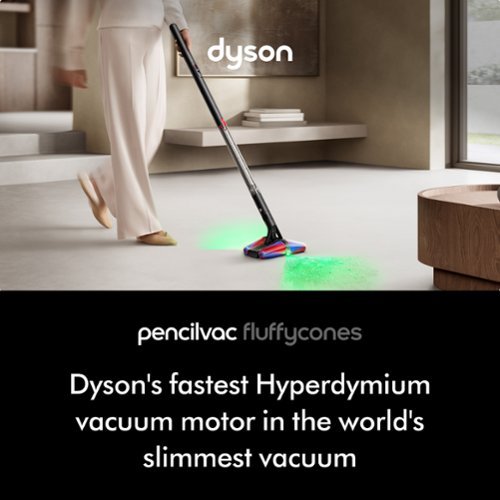 Dyson PencilVac Fluffycones Cordless Vacuum Black/Black 492695-01