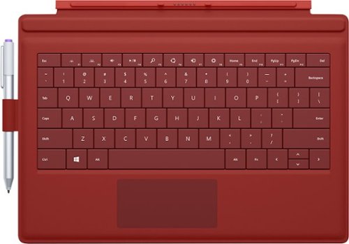  Microsoft - Surface Pro 3 Type Cover - Red