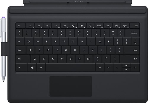  Microsoft - Type Cover for Surface Pro 3 - Black