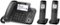 Panasonic - DECT 6.0 Expandable Cordless Phone System with Digital Answering System - Black-Angle_Standard
