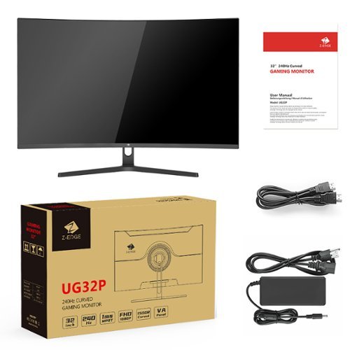 Z Z Edge 32 inch 1080P Full HD 1920 x 1080 240 Hz 1 ms Curved