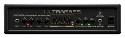 Ultrabass 300W Bass Amplifier Head-Front_Standard 