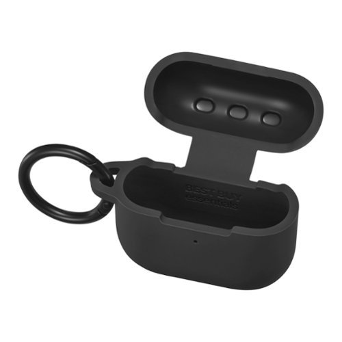 Best Buy essentials™ Silicone Case for Apple AirPods 3rd Generation - Black GLOBAL SHIPPING