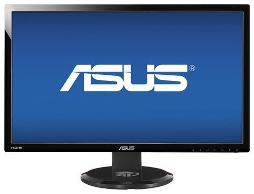 ASUS - 27" 3D LCD HD Monitor - Black-Front_Standard 