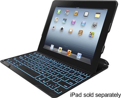  ZAGGkeys - PROplus Bluetooth Keyboard for Select Apple® iPad® Models - Clear