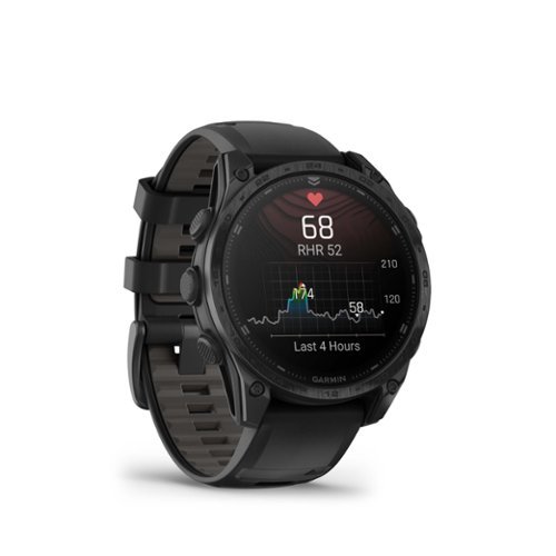 Garmin tactix 8 AMOLED GPS Smartwatch 47 mm Fiber-reinforced polymer with titanium rear cover - Black WHERE TO BUY