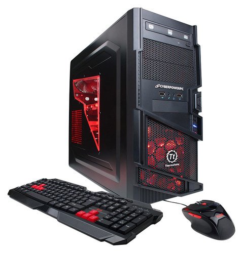  CyberPowerPC - Gamer Xtreme Desktop - Intel Core i5 - 8GB Memory - 1TB Hard Drive - Black/Red