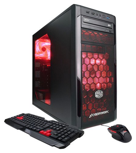  CyberPowerPC - Stealth Ronin Desktop - Intel Core i5 - 8GB Memory - 1TB Hard Drive - Black/Red
