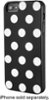 Dynex™ - Polka Dot Case for Apple® iPhone® 5 and 5s - Black, White-Front_Standard