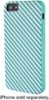Dynex™ - Stripes Case for Apple® iPhone® 5 and 5s - Green, White-Front_Standard