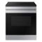 Samsung - Bespoke 6.3 Cu. Ft. Slide-In Electric Induction Range with Air Fry - Stainless Steel-Front_Standard