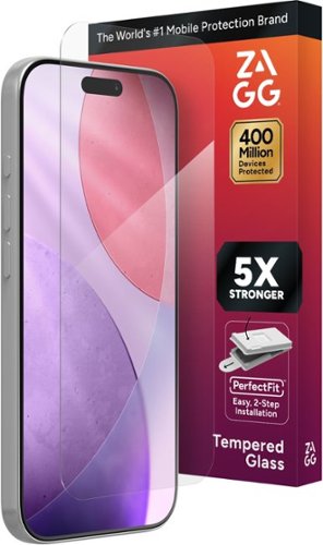 ZAGG - Glass Elite Screen Protector for Apple iPhone 17 Pro - Clear