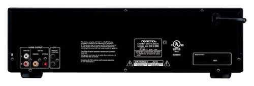 Onkyo - 6-Disc CD Player - Black