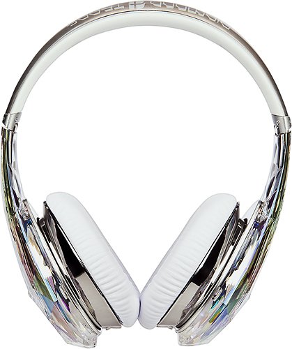 Monster - Diamond Tears Edge On-Ear Headphones - Crystal