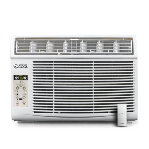 Commercial Cool - Window Air Conditioner 8000 BTU, AC Window Unit Cools Up to 350 Square Feet - White-Front_Standard 