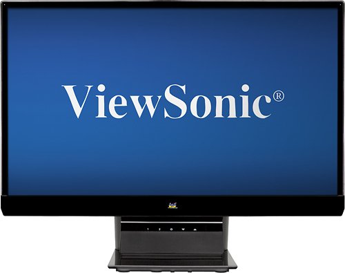  ViewSonic - 23&quot; Widescreen Flat-Panel IPS LED HD Monitor - Black