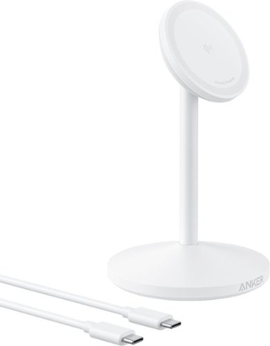Anker - MagGo 15W Wireless Stand Charger for iPhone - White