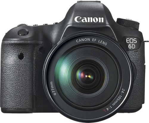  Canon - EOS 6D DSLR Camera with 24-105mm f/4L IS Lens - Black