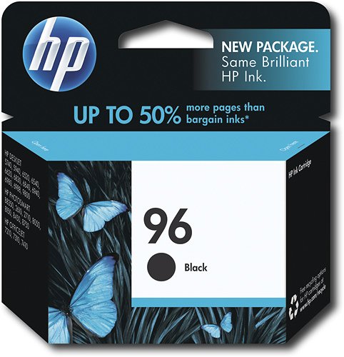  HP - 96 Standard Capacity - Black Ink Cartridge - Black