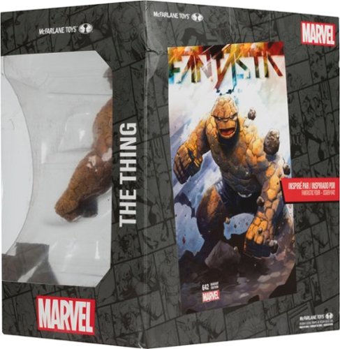 McFarlane Toys Marvel The Thing 1:10th Scale Collectible with Scene (Fantastic Four #642) 6.6 Figure BUY IN EUROPE