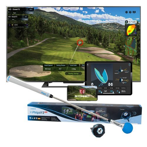 その他 Phigolf2 Flex Phigolf 2 Flex Home Golf Game Simulator with Retractable Swing