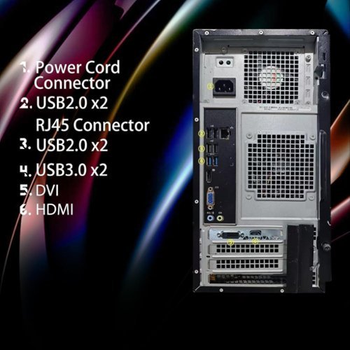 Dell Refurbished Excellent OptiPlex 3010 RGB Gaming Desktop PC, i7