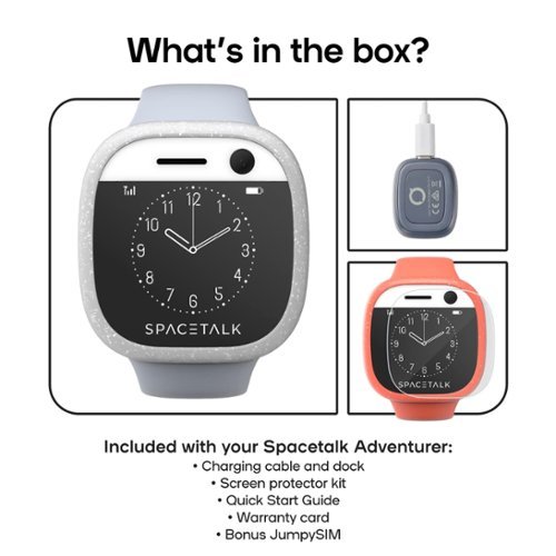 Spacetalk Adventurer 4G Kids Smart Watch Phone and GPS Tracker - Cloud Gray GLOBAL SHIPPING