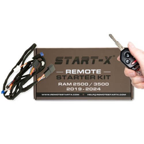 Start-X - Remote Start System for Select 2019-2024 RAM Trucks - Black-Front_Standard 