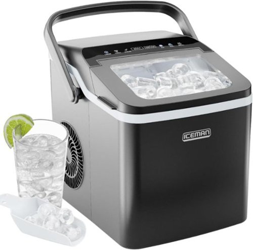 Chefman Dual Size Countertop Bullet Ice Machine w/ 0.88lb Capacity