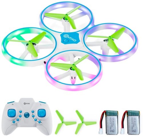 Contixo - Mini Light Up Drone with Remote Controller - Blue