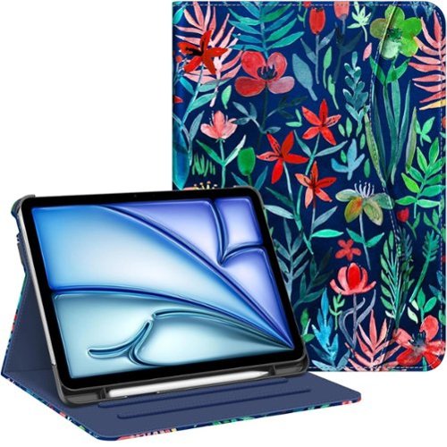 Kitcheniva - iPad Air 11 Inch M3 2025 Multi Angle Viewing Case For Air 5th 4th 10.9 Inch - Jungle Night-Front_Standard 