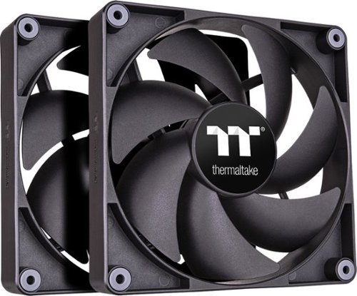 Thermaltake - CT120 PC Cooling Fan (2-Pack) - Black