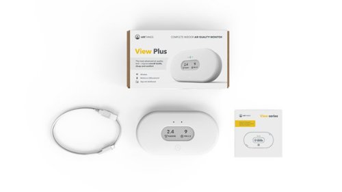 Airthings View Plus Air Quality/Radon/Carbon Dioxide/Temperature/Humidity with Alexa and Google Assistant - Matte White BUY IN AUSTRALIA