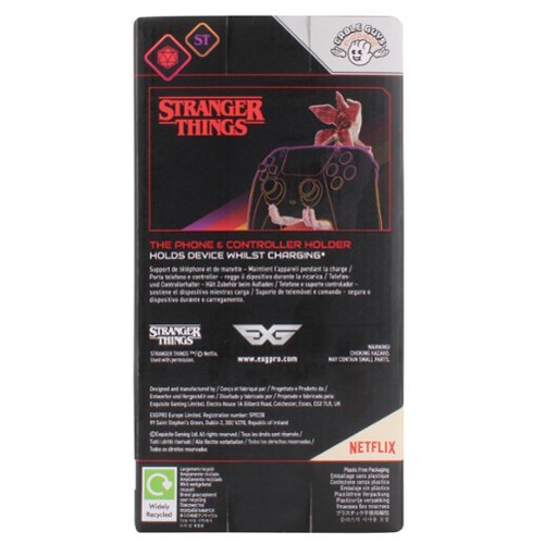 Cable Guys by Exquisite Gaming Stranger Things: Demogorgon Cable Guys Original Controller & Phone Holder WORLDWIDE DELIVERY