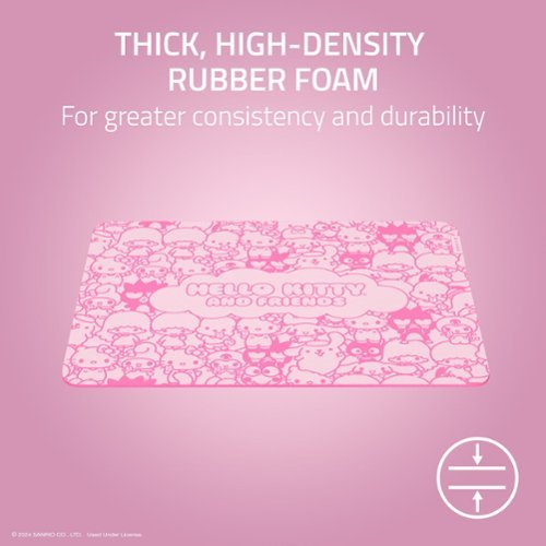 RAZER GIGANTUS V2 SOFT GAMING MOUSE PAD (MEDIUM) - HELLO KITTY EDITION - PINK GLOBAL SHIPPING