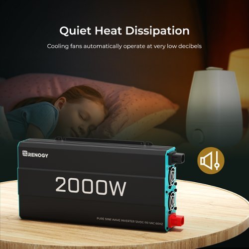 Renogy 2000W 12V Pure Sine Wave Inverter - Black BUY ONLINE