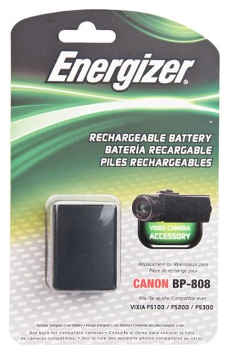  Energizer - Rechargeable Li-Ion Replacement Battery for Canon BP-808