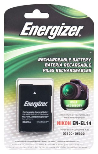 Energizer - Rechargeable Li-Ion Replacement Battery for Nikon EN-EL14