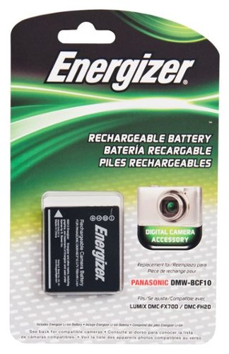 Energizer - Rechargeable Li-Ion Replacement Battery for Panasonic DMW-BCF10-Front_Standard 
