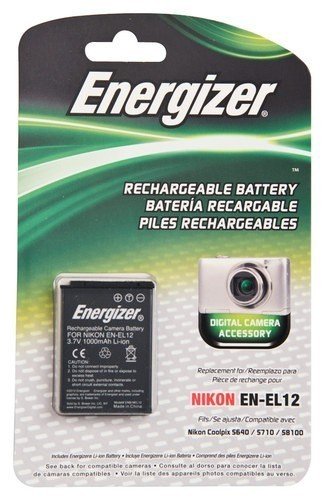Energizer - Rechargeable Li-Ion Replacement Battery for Nikon EN-EL12