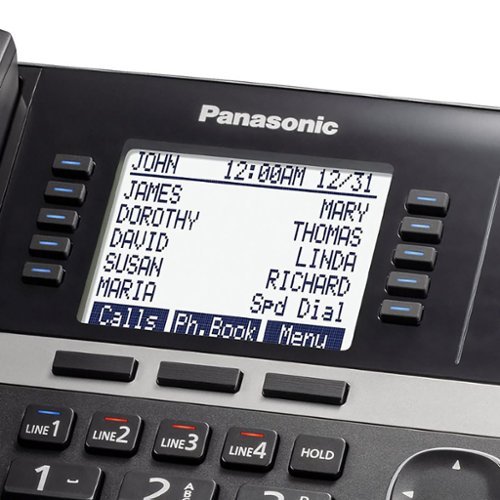 Panasonic Corded Office Phone Extension Accessory KX TGWA40 Black