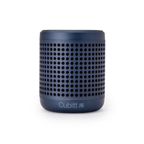 Cubitt - Power Go Gen2 Bluetooth Speaker – 16W Sound, IPX7 Waterproof, 9H Playtime, Bluetooth 5.3 & AUX, TWS Stereo - Blue-Front_Standard 