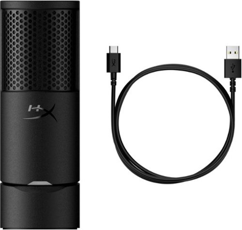 HyperX SoloCast 2 Wired Cardioid USB-C Condenser Gaming Microphone - Black BUY IN DUBAI